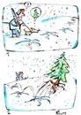Cartoon: HUNTING. JAGD. (small) by Kestutis tagged hunting,jagd,tanne,fir
