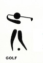Cartoon: Interpretation of signs. Golf (small) by Kestutis tagged interpretation,signs,golf,sport,paris,2024,olympic,games,kestutis,lithuania
