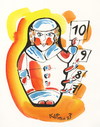 Cartoon: Juri (small) by Kestutis tagged juri,winter,sports,matryoshka,kestutis,lithuania,sochi,2014,olympic