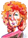 Cartoon: Loreta Nikolenkiene (small) by Kestutis tagged sketch,journalist,kestutis,lithuania