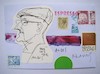 Cartoon: Mail art with sketch. Aldis (small) by Kestutis tagged sketsh,kestutis,lithuania