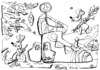 Cartoon: Mice awaiting Santa Claus (small) by Kestutis tagged mouse,mice,santa,claus,winter,gift,kestutis,lithuania,adventure,christmas,weihnachten
