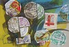 Cartoon: My DADA collection (small) by Kestutis tagged dada collection postage stamp mail art kunst postcard kestutis lithuania