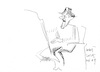 Cartoon: Painters Posers and Pencils 2 (small) by Kestutis tagged paiter,pencil,model,sketch,kestutis,lithuania,art,kunst