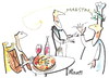 Cartoon: PIZZA - MAESTRO (small) by Kestutis tagged pizzapitch pizza italy summer travel kestutis restaurant cook