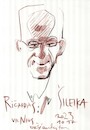 Cartoon: Poet Ricardas Sileika (small) by Kestutis tagged poet sketch art kunst kestutis lithuania