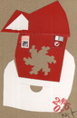Cartoon: Santa Claus.Ready-made otherwise (small) by Kestutis tagged liner,dada,postcard,kestutis,lithuania,readymade,christmas,art,kunst,santaclaus