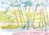 Cartoon: Sketch. A walk in the park (small) by Kestutis tagged sketch nature kestutis lithuania