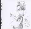 Cartoon: Sketch in the literary evening (small) by Kestutis tagged sketch kestutis lithuania
