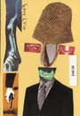 Cartoon: Spy (small) by Kestutis tagged spy,spook,postcard,collage,portrait,kestutis,lithuania