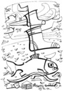 Cartoon: Marine fish swim to Santa Claus (small) by Kestutis tagged fish,nature,winter,wind,sails,sailor,meer,sea,christmas,xmas,weihnachten,kestutis,santa,claus,fluss