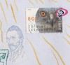 Cartoon: Vincent van Gogh postage stamps (small) by Kestutis tagged vincent,postage,stamps,kestutis,lithuania,mail,art,kunst