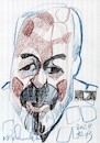Cartoon: Vitali Dymarski (small) by Kestutis tagged sketch,art,kunst,kestutis,lithuania,ukraine,russia,discussion,yotube