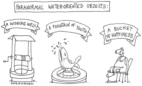 Cartoon: ouzounian (medium) by ouzounian tagged fountain,well,bucket,ouzounian