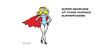 Cartoon: superpersons and stuff (small) by ouzounian tagged superpowers,superwoman,comics,superheros