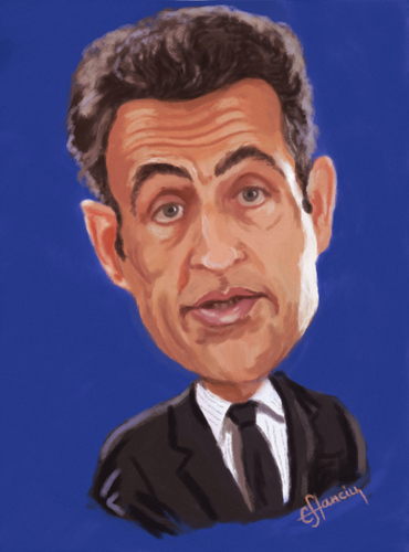 Cartoon: Sarkozy (medium) by cristianst tagged president