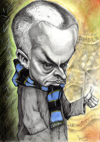 Cartoon: Jose Mourinho (medium) by StajevskiArt tagged mourinho,jose