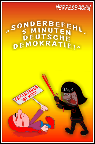 Cartoon: Cartoon 1383 (medium) by cartoonfuzzy tagged sonderbefehl,gsg,demokratie,humourus,humoristico,globalization,cartoons,cartunes,caricature,caricatura,caricaturas,karikaturen,politik,political,herresbach,wahlen,freiheit,michel,deutscher,innenpolitik,cartoonfuzzy