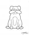 Cartoon: fat dog Ralph (small) by James tagged character,dog,fat,animal,animals,toon