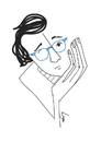 Cartoon: Woody Allen (small) by luyse tagged woody