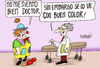 Cartoon: PAYASO ENFERMO (small) by HCATALAN tagged payaso,argentina,hugocatalan,hcatalan,catalan,medico,color