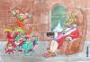 Cartoon: ZAPPING TV (small) by HCATALAN tagged tv reyes rey king tecnologia tenologic