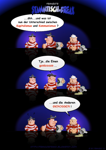 Cartoon: Bier Genuss und Bayern (medium) by AlterEgon tagged alter,egon,bayern,bier,cartoonfiguren,fimo,freax,genuss,kapitalismus,knetcartoon,knetfiguren,knete,kommunismus,politik,stammtisch,stammtischfreax,stammtischpolitik,wortspiel