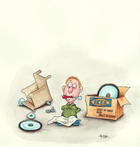 Cartoon: ... (medium) by ms rainer tagged heimwerker,rolli,