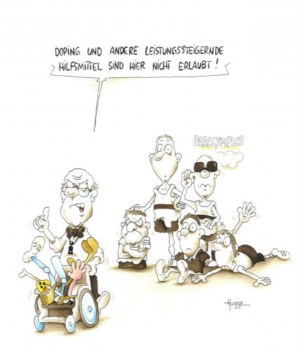Cartoon: paralympics (medium) by ms rainer tagged sport