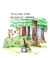 Cartoon: niederwild (small) by ms rainer tagged rollstuhl jagd wild wald
