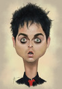 Cartoon: Billie Joe Armstrong (small) by areztoon tagged caricature,billie,joe,armstrong,lead,vocalist,green,day