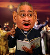 Cartoon: Reverend Jeremiah Wright (small) by RodneyPike tagged reverend,jeremiah,wright,caricature,illustration,rwpike,rodney,pike