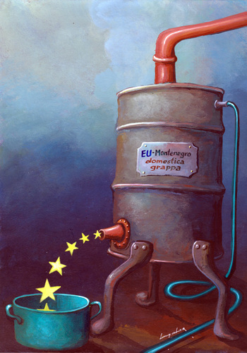Cartoon: EU production (medium) by luka tagged europa