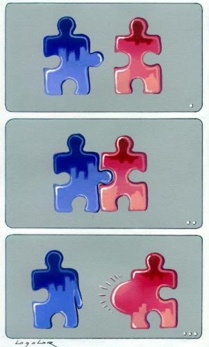 Cartoon: Puzzle (medium) by luka tagged puzzle