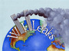 Cartoon: Leaks (small) by luka tagged wiki