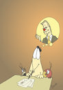 Cartoon: Guido-Melancholie (small) by Pierre tagged guido,westerwelle,fdp,karikaturist,cartoonist,ameisenbär,miesmuschel,muschel,honk
