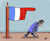 Cartoon: EXIT (small) by Vejo tagged exit,sarko,france,elections