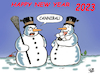 Cartoon: Newyear (small) by Vejo tagged newyear,snowman,humour,cartoon