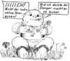 Cartoon: Radioaktives Gras (small) by Alan tagged chernobyl,tschernobyl,gras,grass,radioactive,radioaktiv,dünger,fertilizer