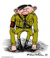 Cartoon: Adolf Hitler (small) by deleuran tagged nazi,nazism,artists,nationalism,animals,monkeys,