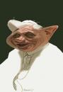 Cartoon: Joseph Ratzinger (small) by JAldeguer tagged pope ratzinger papst benedikt benedict caricature photoshop art illustration drawing