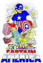 Cartoon: captain america (small) by chrisse kunst tagged usa terror captain america 911 war krieg