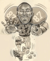 Cartoon: Caricature of Ben Coates (small) by McDermott tagged caricature,bencoates,football,patriots,newengland