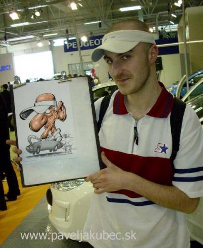 Cartoon: Autosalon-Peugeot (medium) by toon tagged art