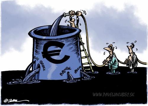 Cartoon: EURO (medium) by toon tagged euro,crisis,greece,money,economy