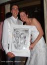 Cartoon: WEDDING caricature for gift (small) by toon tagged drawing