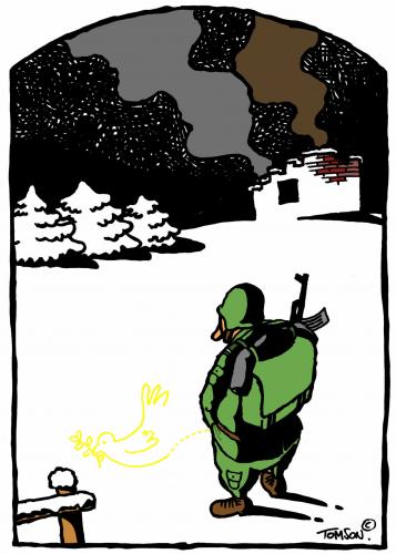 Cartoon: - (medium) by to1mson tagged war,peace