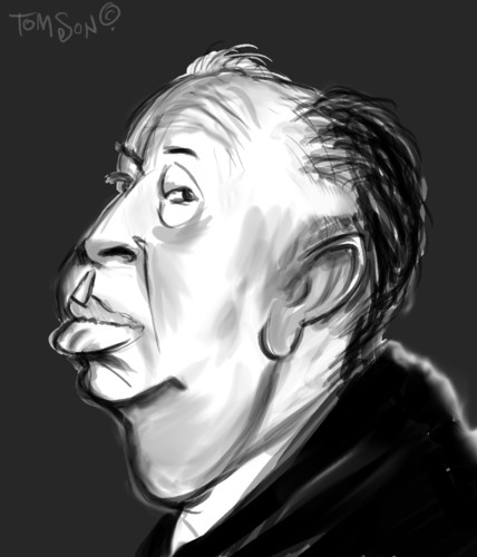 Cartoon: ... (medium) by to1mson tagged alfred,hitchcock,movie,film