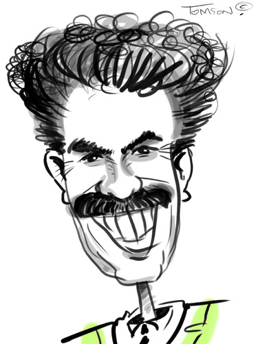 Cartoon: ... (medium) by to1mson tagged sascha,baron,cohen,borat