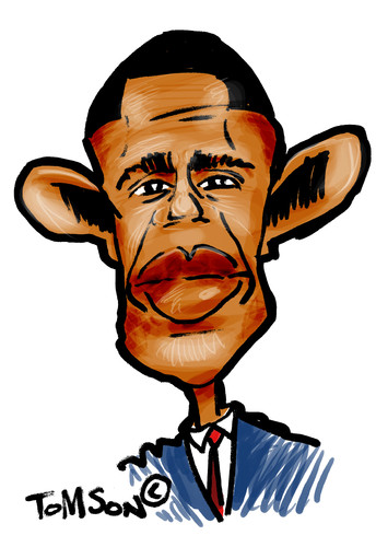 Cartoon: ... (medium) by to1mson tagged usa,staaten,ameryka,stany,obama,barack